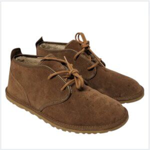 UGG Men's Maksim Suede Fully Lined Chukka Ankle Boots Brown Sz 17 & 18
